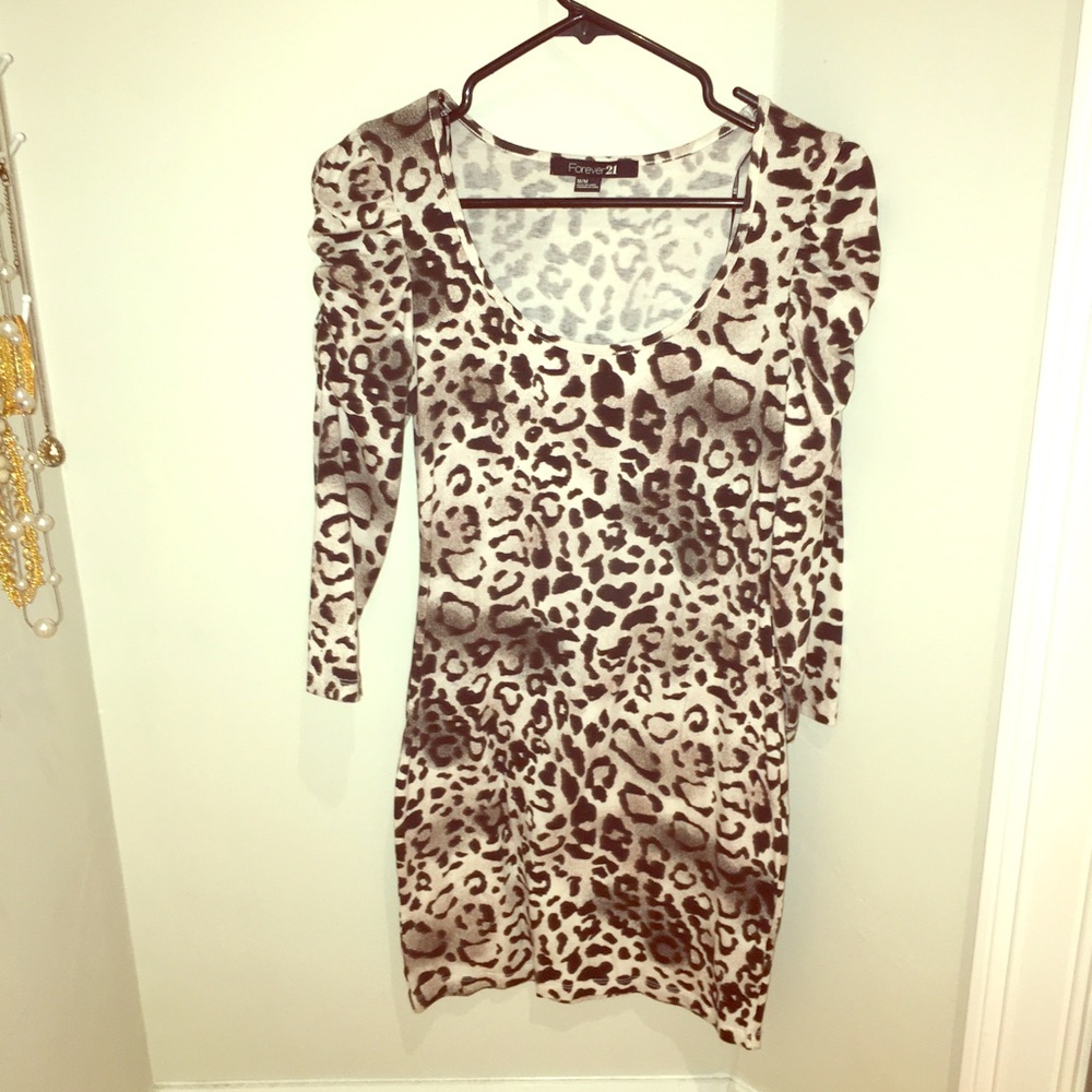 Zebra print mini dress ! 🦓